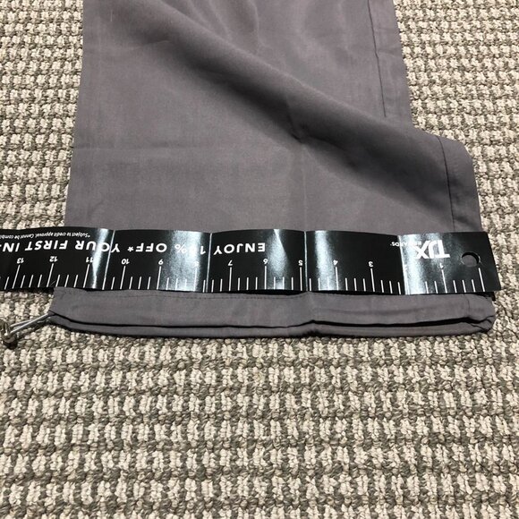 Extremely baggy grey parachute pants with adjustable waist - Picture 3 of 6